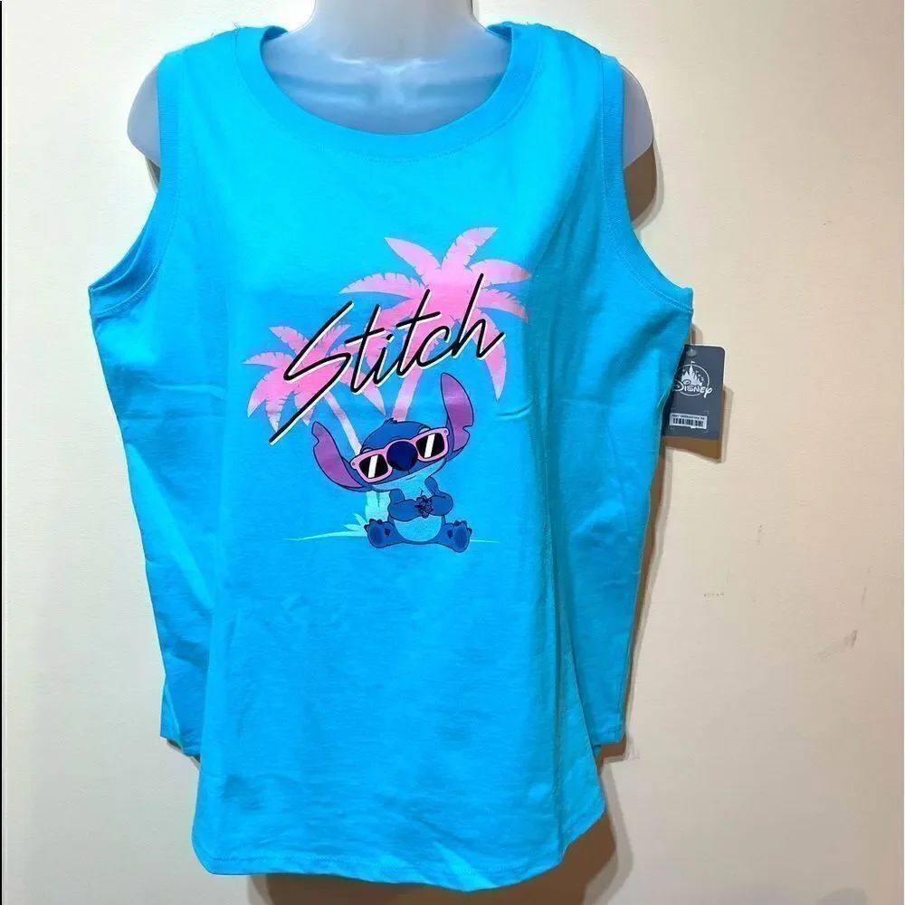 Disney Parks Stitch Tank Top size L NWT